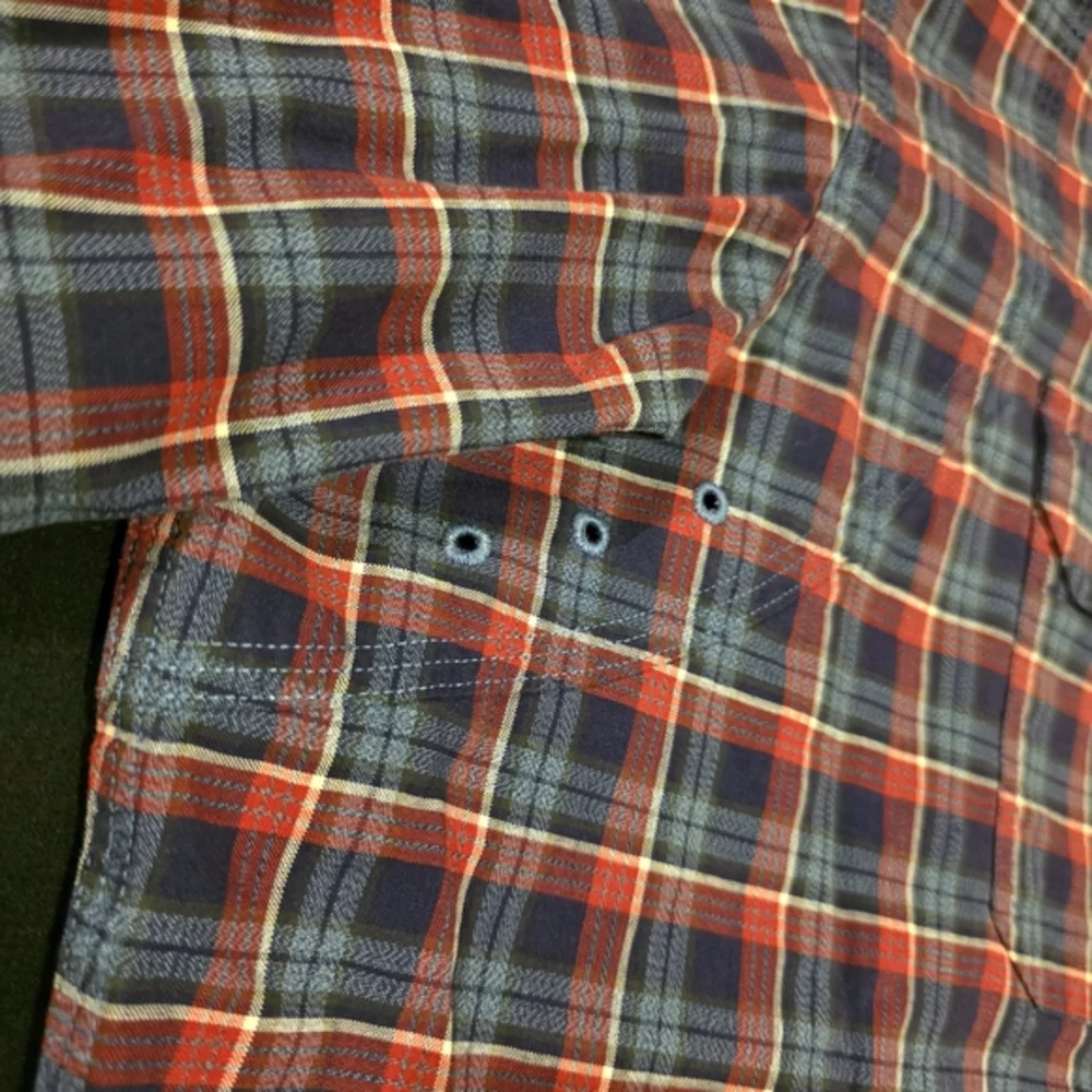 Ralph Lauren Polo Men's Plaid Button Up Shirt Long Sleeve Red Blue XL Classic